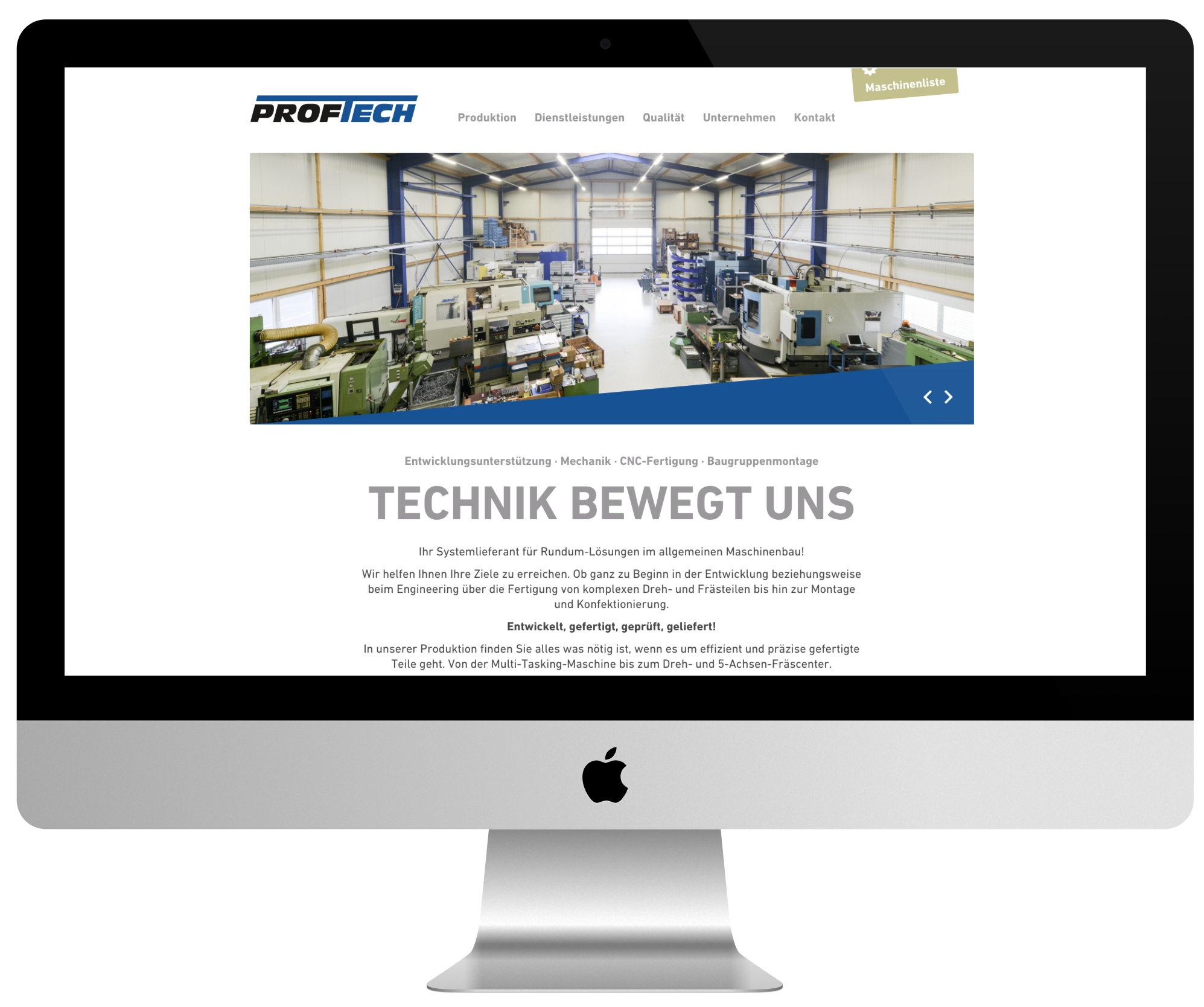 Neuer Webauftritt proftech.ch